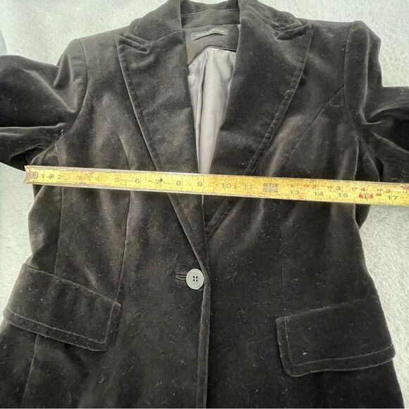Valerie Stevens Petite size 2P velour black blazer - Picture 5 of 10